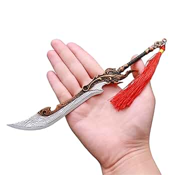 Amazon | ミニチュア ダイキャスト レプリカ武器 剣 朝日・山の